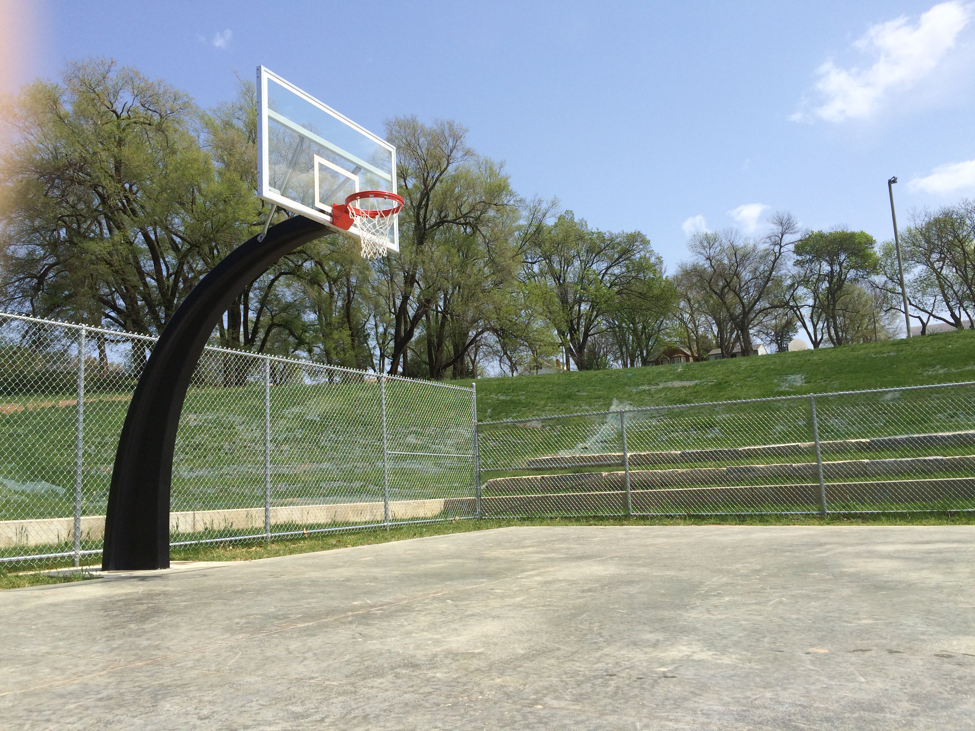 cool basketball court