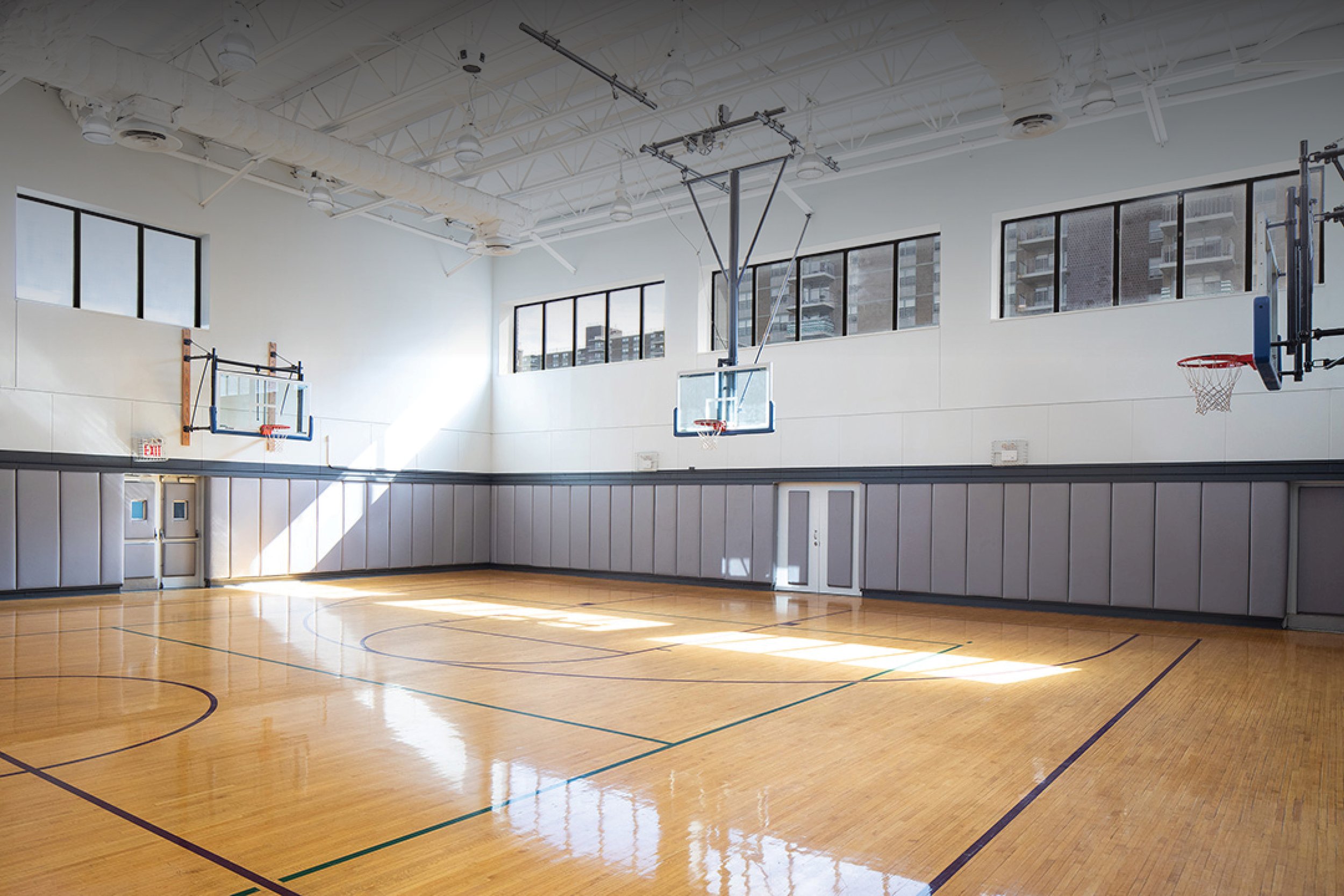 cool basketball court