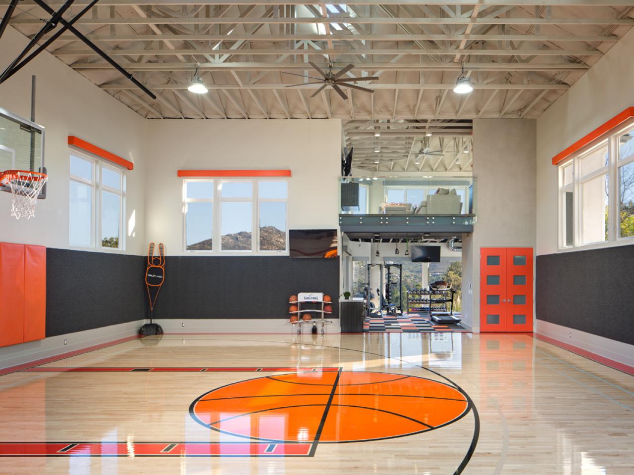 cool basketball court