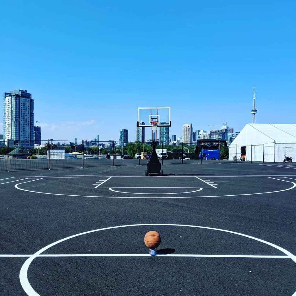 cool basketball court